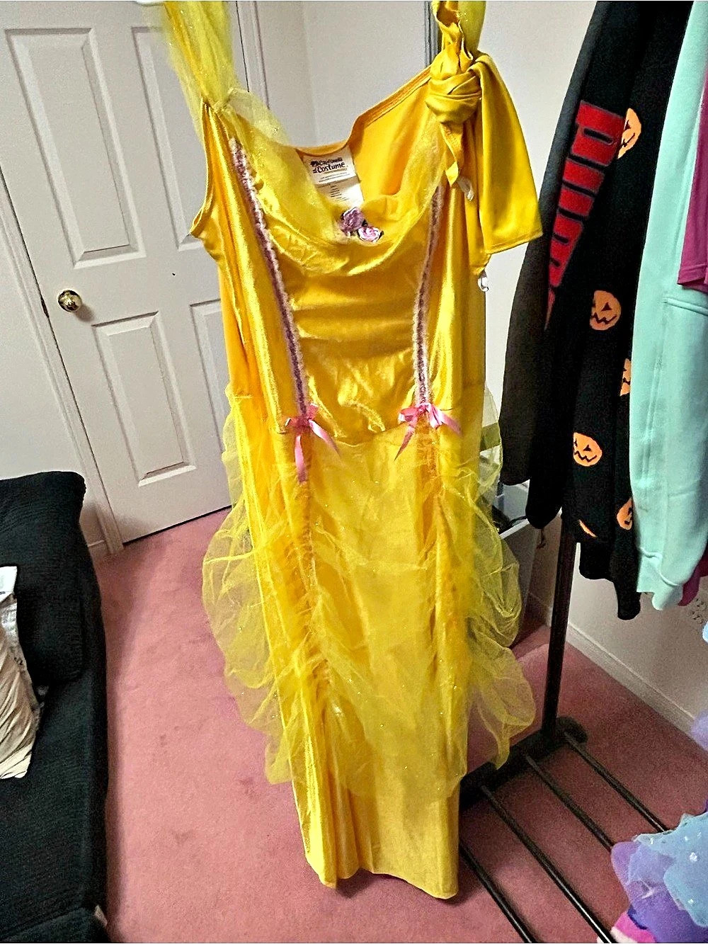 California Costume Collections, Inc. Yellow Costume Dress Size 1x (16-18) Like N